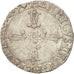 France, Henri IV, 1/4 Ecu, 1605, La Rochelle, VF(30-35), Silver, Sombart:4686