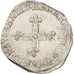 France, Henri IV, 1/4 Ecu, 1607, La Rochelle, EF(40-45), Silver, Sombart:4678