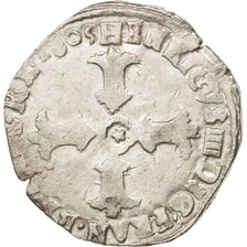 Moneda, Francia, 1/4 Ecu, 1605, Bordeaux, BC+, Plata, Sombart:4686