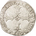 France, Henri IV, 1/4 Ecu, 1607, Bayonne, EF(40-45), Silver, Sombart:4686