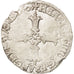 France, Henri IV, 1/4 Ecu, 1605, Nantes, VF(30-35), Silver, Sombart:4686
