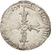 France, Henri IV, 1/4 Ecu, 1607, Nantes, TTB, Argent, Sombart:4686