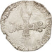 France, Louis XIII, 1/4 Écu, 1616, Nantes, VF(30-35), Silver, KM:47.16