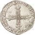 France, Louis XIII, 1/4 Écu de Navarre, 1617, Saint Palais, EF(40-45), KM:48