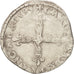 Moneda, Francia, Charles X, 1/4 Ecu, 1594, Nantes, BC+, Plata, Sombart:4670