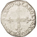 France, Charles X, 1/4 Ecu, 1595, Dinan, TB+, Argent, Sombart:4670