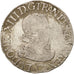 Coin, France, Louis XIII, 1/2 Franc, tête nue au col fraisé, 1/2 Franc, 1616