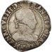 France, Henri III, Demi Franc, 157[-], Angers, VF(20-25), Silver, Sombart:4716