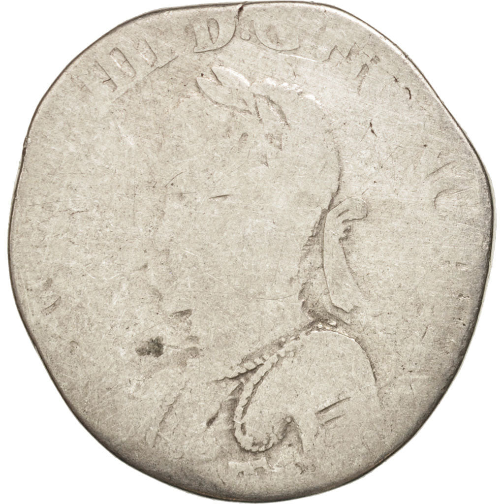France, Charles IX, Teston, 15[--], Nantes, VG(8-10), Silver, Sombart:4602