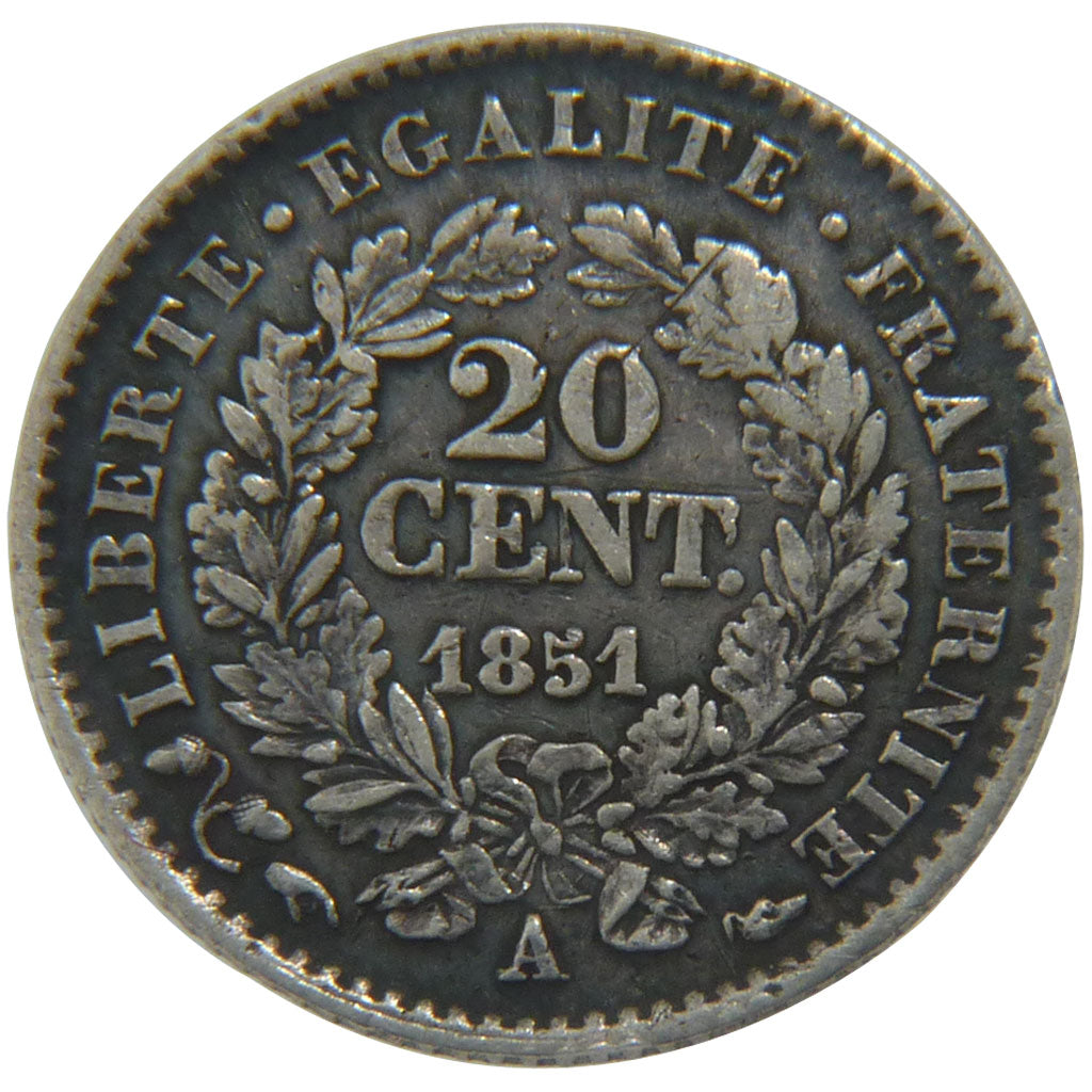 II ème République, 20 Centimes Cérès