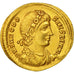 Theodosius I, Solidus, Constantinople, AU(55-58), Gold, RIC:44c