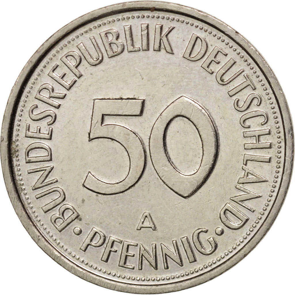 Coin, GERMANY - FEDERAL REPUBLIC, 50 Pfennig, 1993, Berlin, MS(60-62)