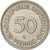 Coin, GERMANY - FEDERAL REPUBLIC, 50 Pfennig, 1989, Karlsruhe, MS(60-62)