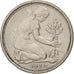 Coin, GERMANY - FEDERAL REPUBLIC, 50 Pfennig, 1976, Stuttgart, AU(50-53)