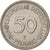 Coin, GERMANY - FEDERAL REPUBLIC, 50 Pfennig, 1976, Stuttgart, AU(50-53)