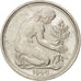 Moneda, ALEMANIA - REPÚBLICA FEDERAL, 50 Pfennig, 1990, Karlsruhe, EBC, Cobre -