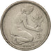Coin, GERMANY - FEDERAL REPUBLIC, 50 Pfennig, 1949, Stuttgart, EF(40-45)