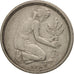 Coin, GERMANY - FEDERAL REPUBLIC, 50 Pfennig, 1949, Hamburg, EF(40-45)