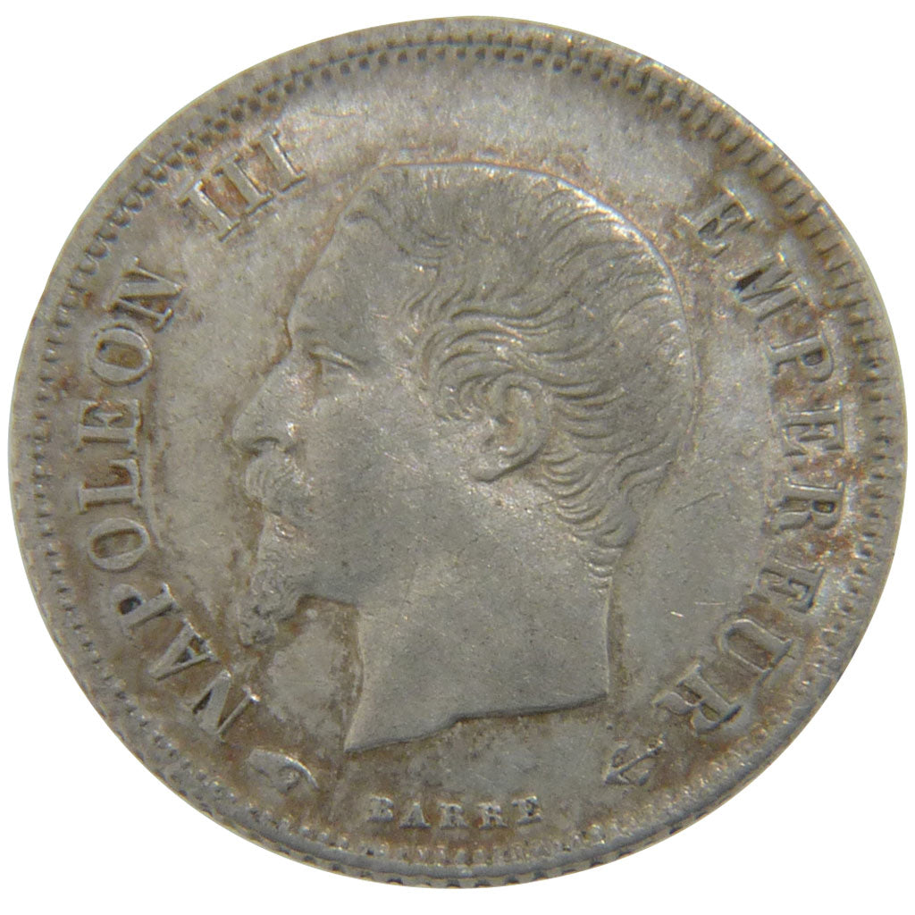 Second Empire, 20 Centimes Napoléon III Tête nue