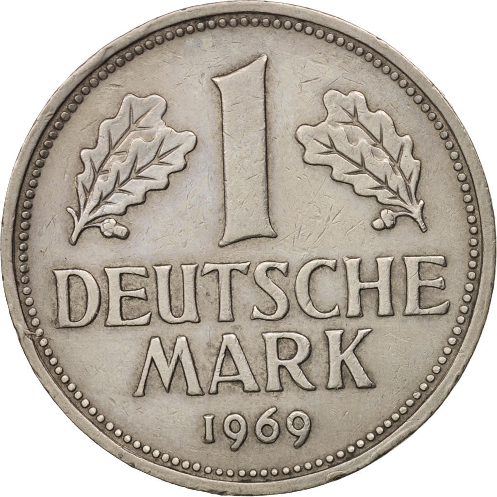 Monnaie, République fédérale allemande, Mark, 1969, Munich, SUP