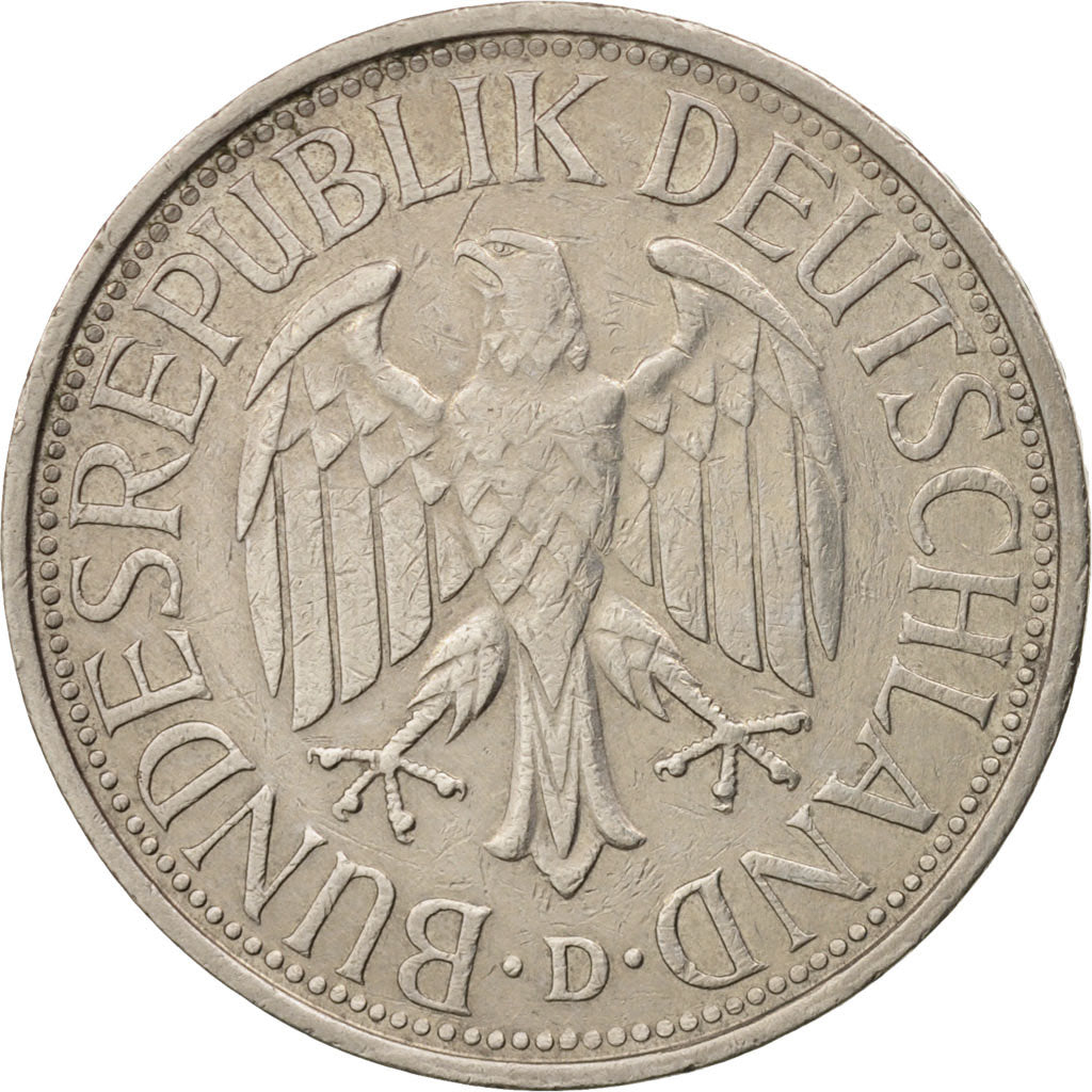 Munten, Federale Duitse Republiek, Mark, 1976, Munich, ZF+, Copper-nickel