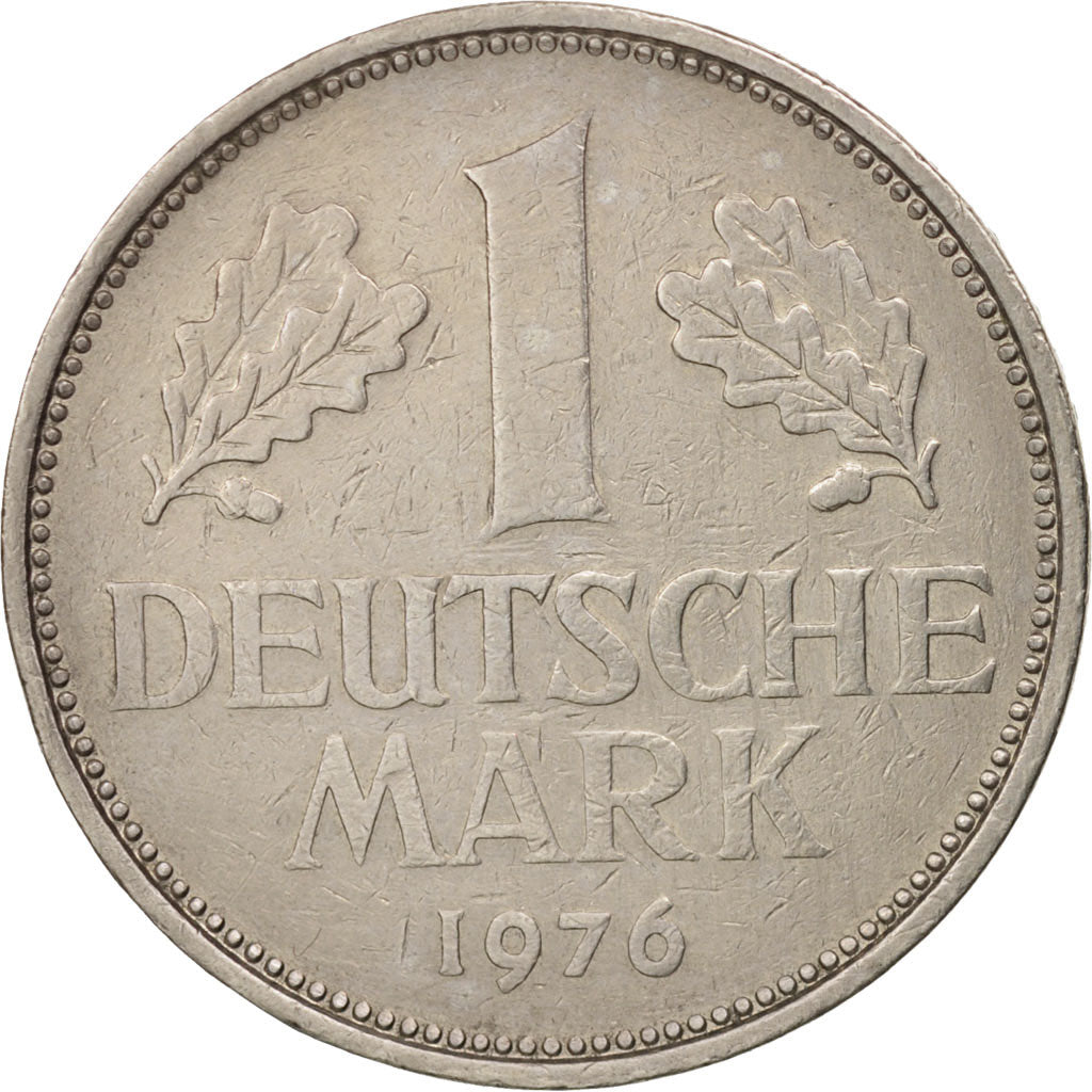 Munten, Federale Duitse Republiek, Mark, 1976, Munich, ZF+, Copper-nickel