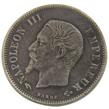 FRANCE, Napoléon III, 20 Centimes, 1860, Paris, KM #778.1, EF(40-45), Silver, 15