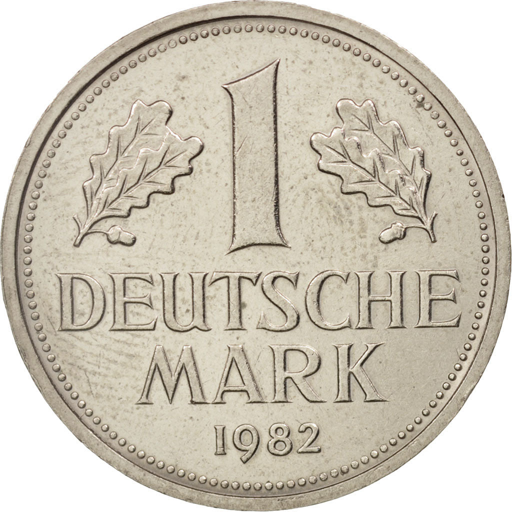 Moneda, ALEMANIA - REPÚBLICA FEDERAL, Mark, 1982, Stuttgart, SC, Cobre -