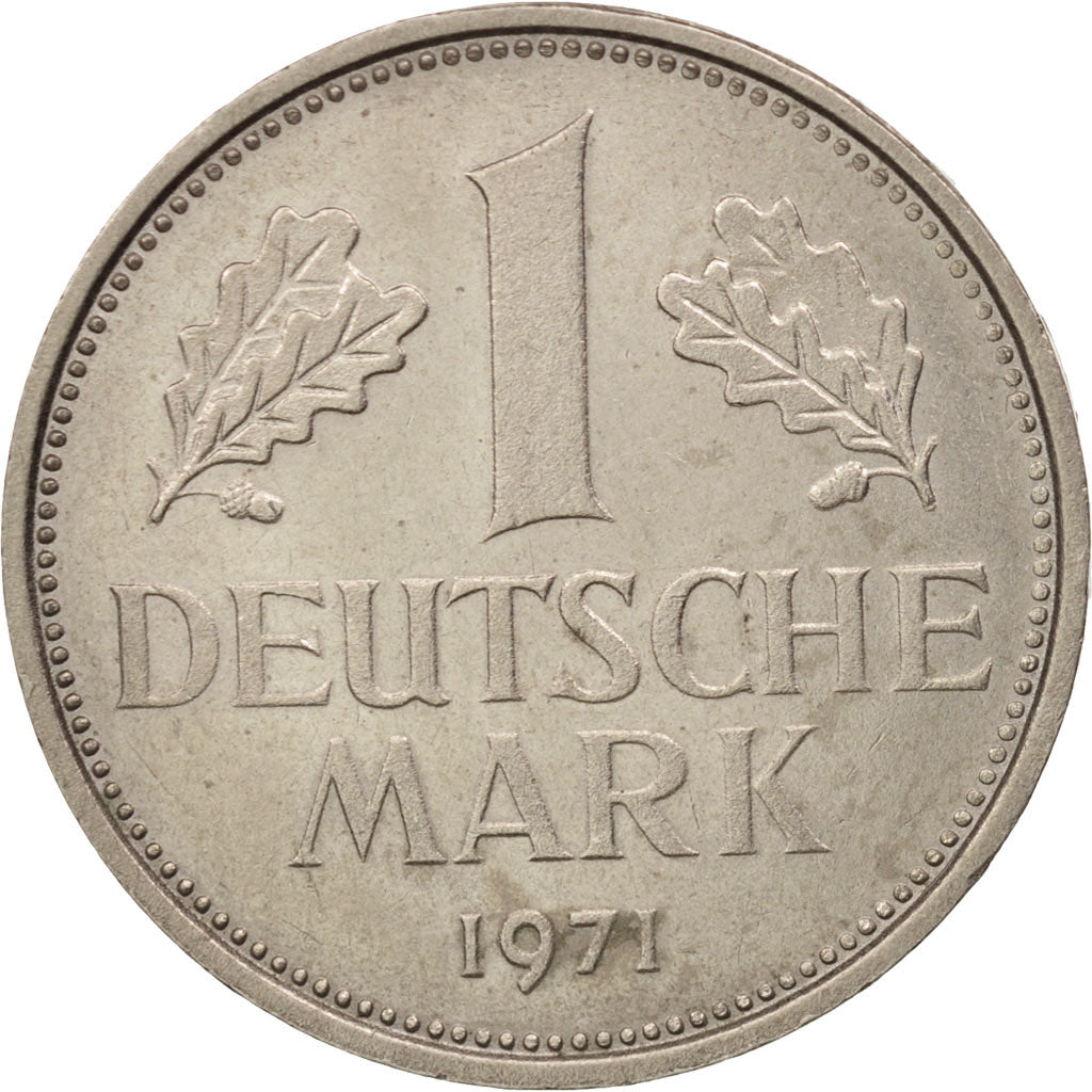Coin, GERMANY - FEDERAL REPUBLIC, Mark, 1971, Stuttgart, MS(60-62)