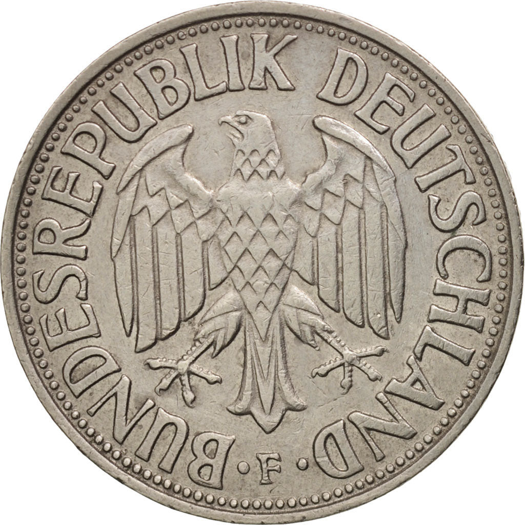 GERMANY - FEDERAL REPUBLIC, Mark, 1972, Stuttgart, AU(50-53), KM:110