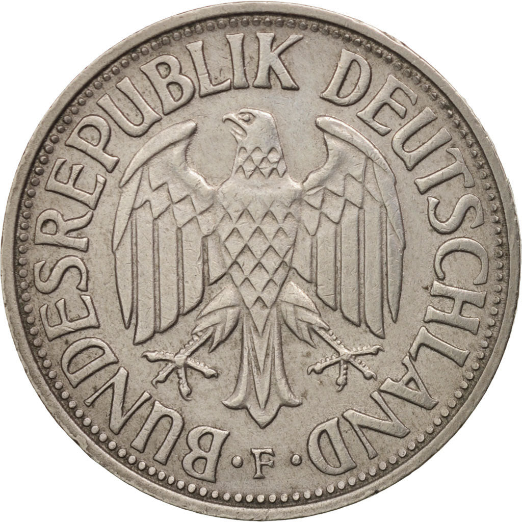 GERMANY - FEDERAL REPUBLIC, Mark, 1973, Stuttgart, AU(50-53), KM:110