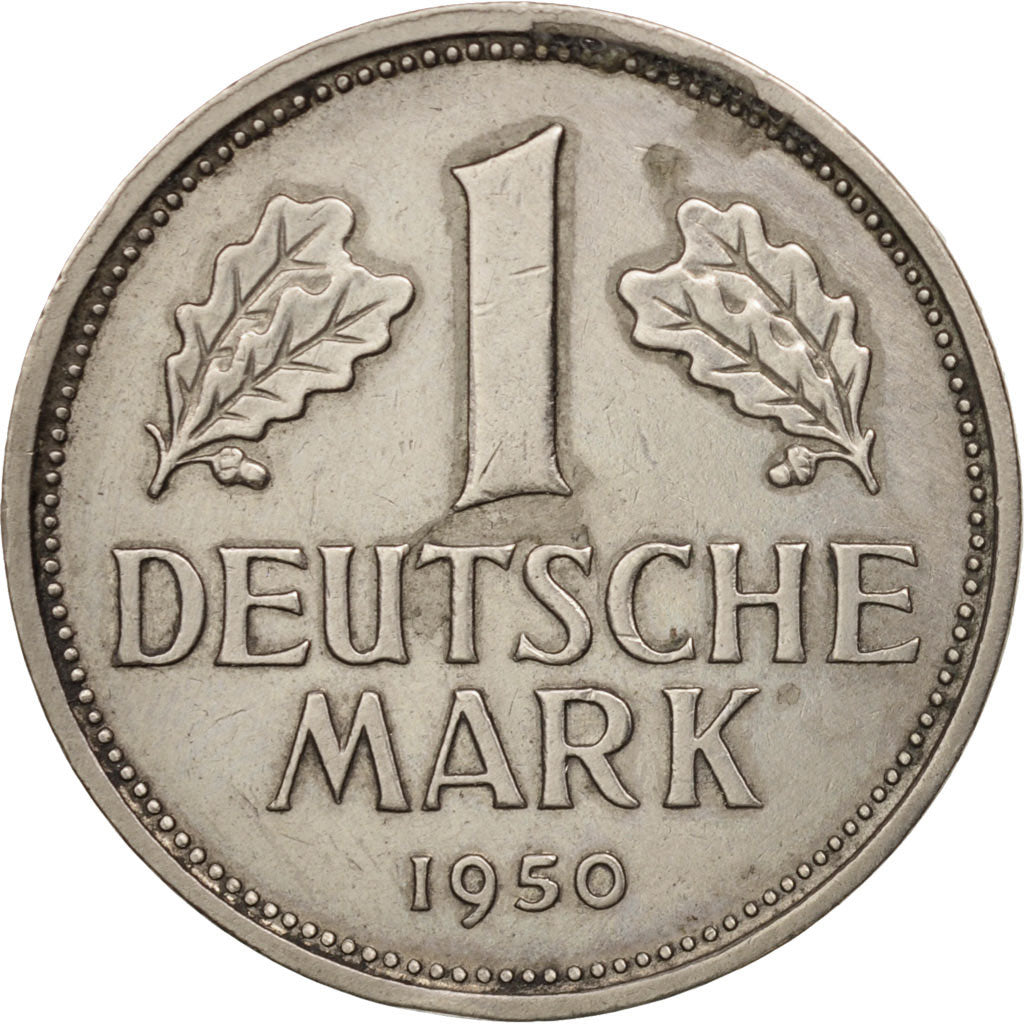 Monnaie, République fédérale allemande, Mark, 1950, Hamburg, SUP