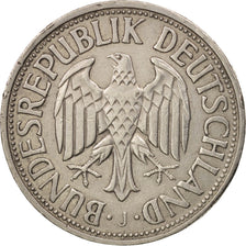 Moneda, ALEMANIA - REPÚBLICA FEDERAL, Mark, 1957, Hamburg, MBC+, Cobre -