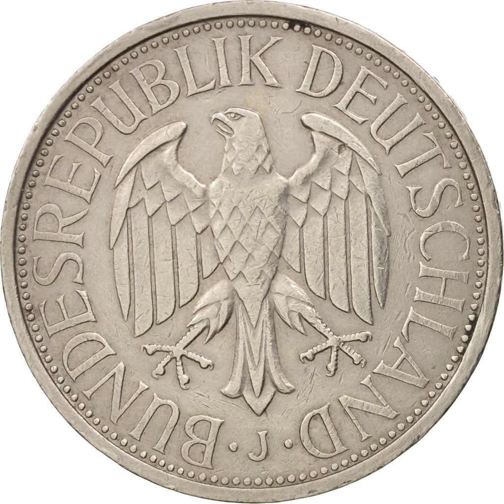 Moneta, Niemcy - RFN, Mark, 1972, Hamburg, AU(50-53), Miedź-Nikiel, KM:110