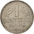 Coin, GERMANY - FEDERAL REPUBLIC, Mark, 1957, Karlsruhe, EF(40-45)