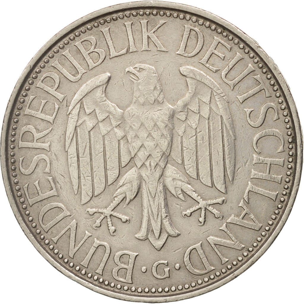 Coin, GERMANY - FEDERAL REPUBLIC, Mark, 1976, Karlsruhe, AU(50-53)