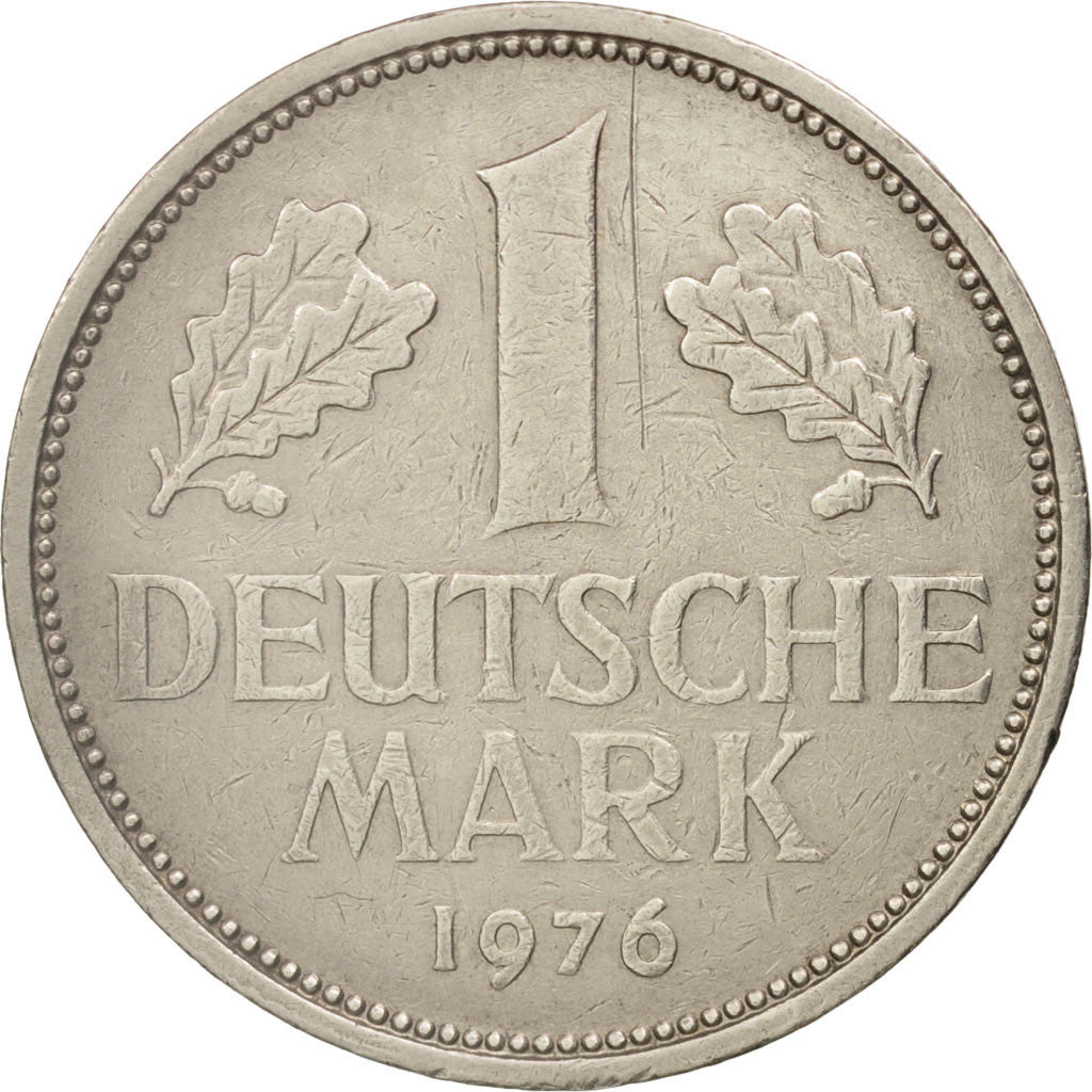 Coin, GERMANY - FEDERAL REPUBLIC, Mark, 1976, Karlsruhe, AU(50-53)