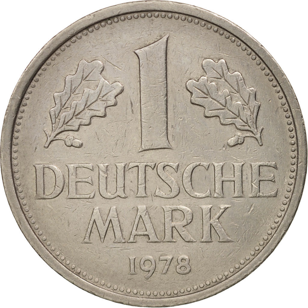 Münze, Bundesrepublik Deutschland, Mark, 1978, Karlsruhe, VZ, Copper-nickel