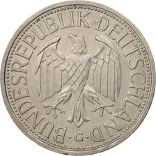 GERMANY - FEDERAL REPUBLIC, Mark, 1990, Karlsruhe, AU(55-58), KM:110