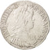 Frankreich, Louis XIV, 1/2 Écu, 1650, Aix-en-Provence, VF(20-25), KM:164.23