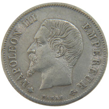 FRANCE, Napoléon III, 20 Centimes, 1860, Strasbourg, KM #778.2, EF(40-45), S...