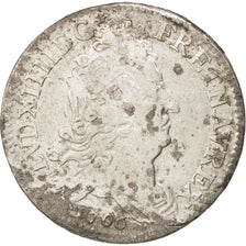 France, Louis XIV, 10 Sols aux insignes, 1706, Paris, VF(20-25), KM:349.1