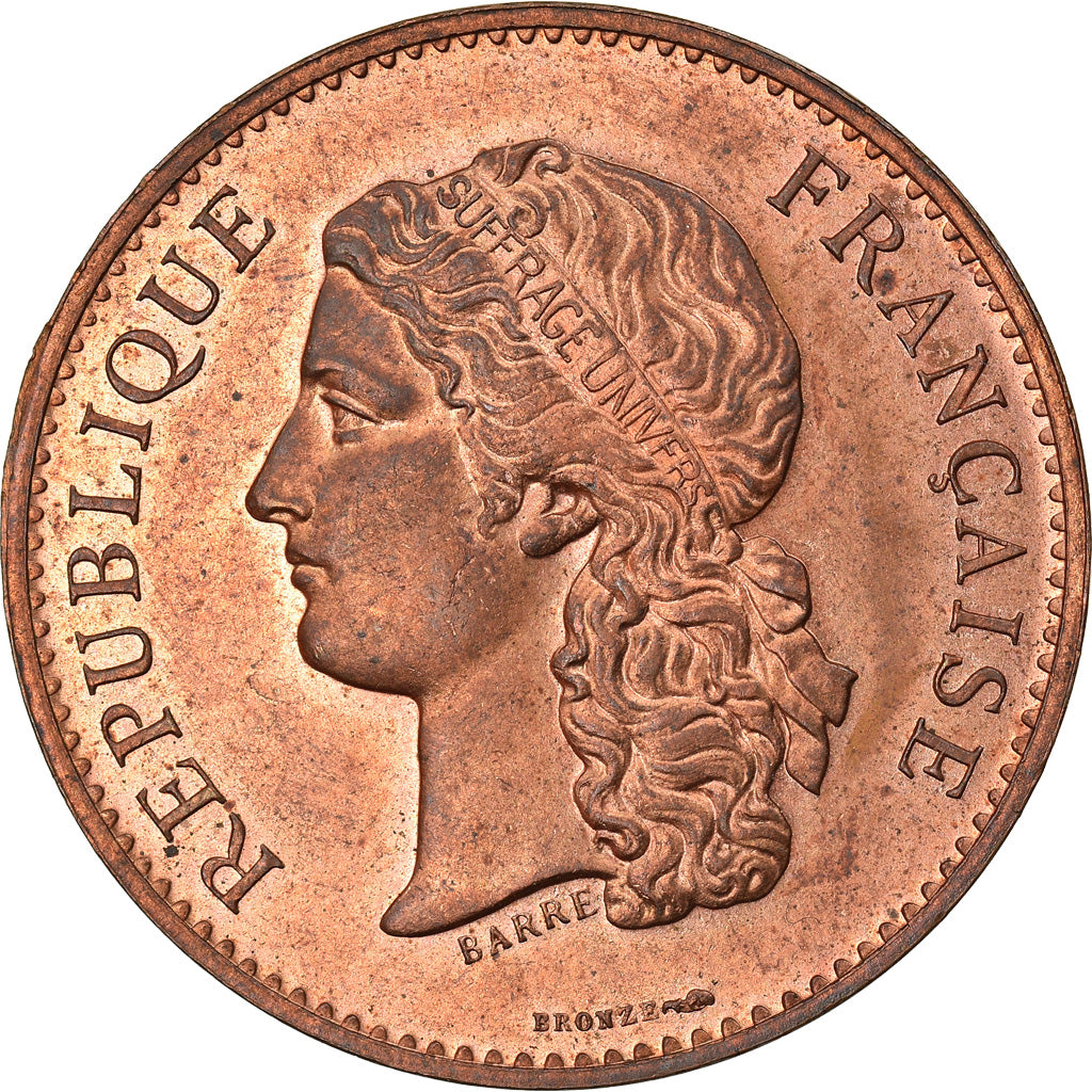 France, Medal, Exposition universelle de Paris, 1889, Barre, MS(60-62), Bronze