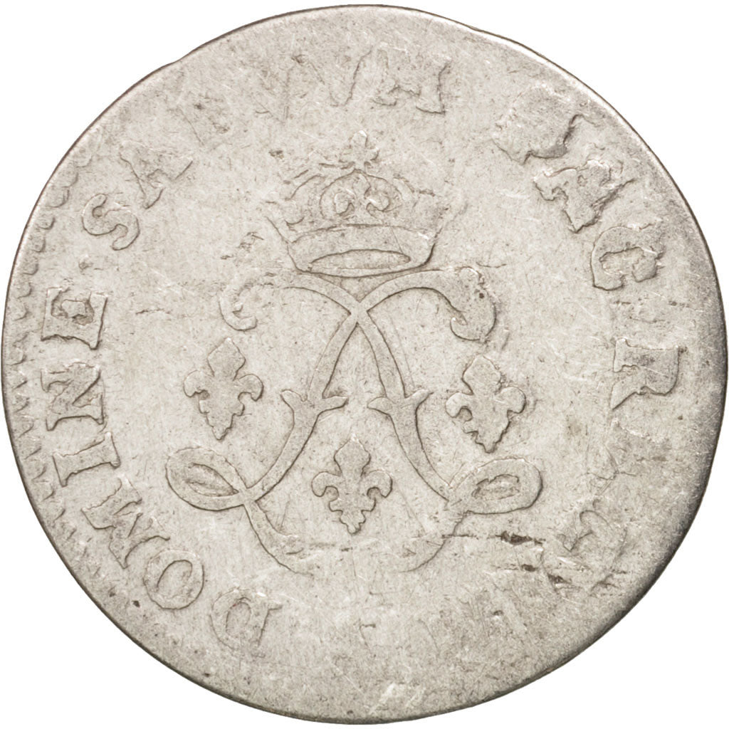 France, Louis XIV, 4 Sols aux 2 L, 1692, Paris, F(12-15), KM:281.1