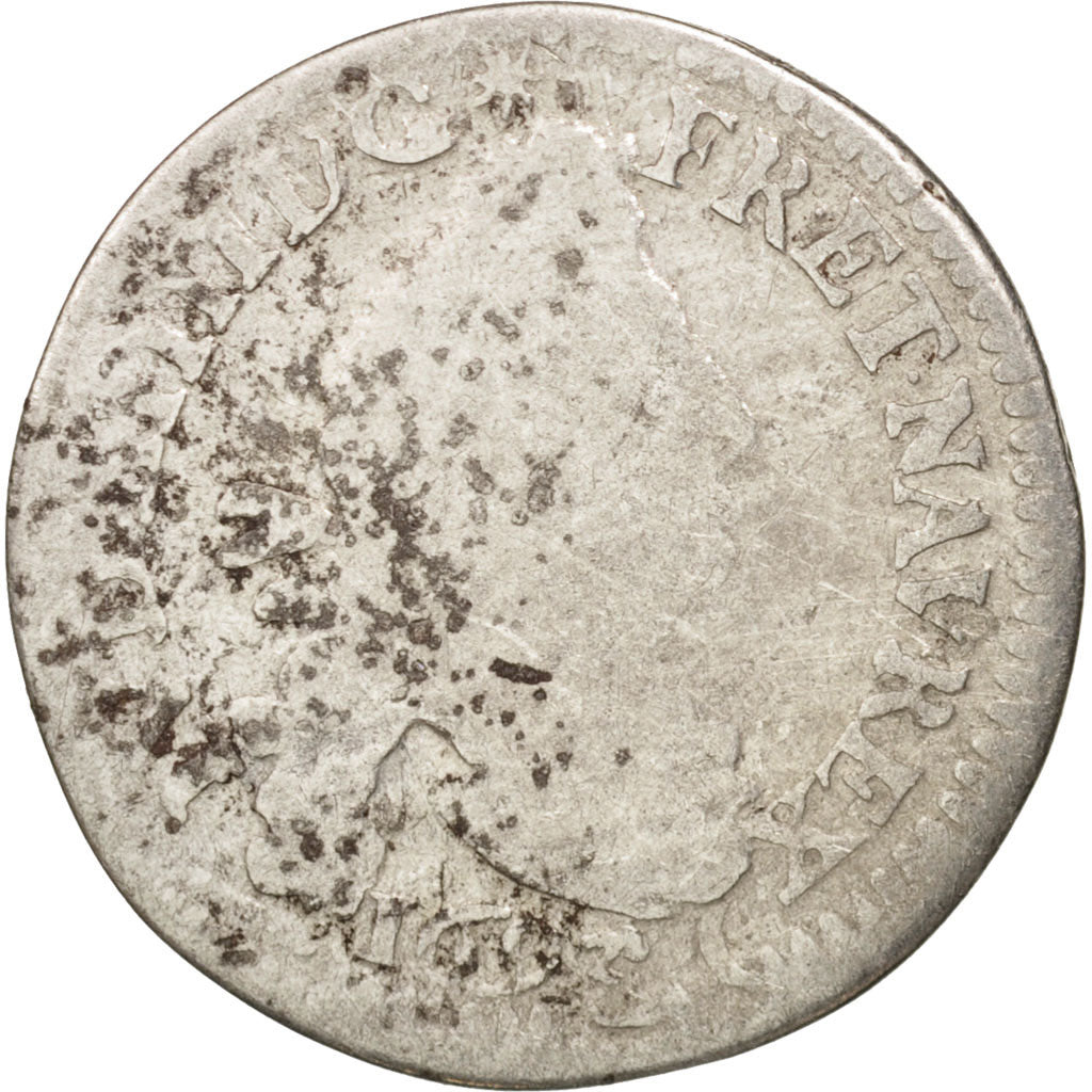 France, Louis XIV, 4 Sols aux 2 L, 1693, Paris, VG(8-10), KM:281.1