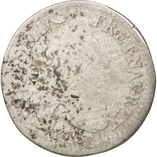 France, Louis XIV, 4 Sols aux 2 L, 1693, Paris, VG(8-10), KM:281.1