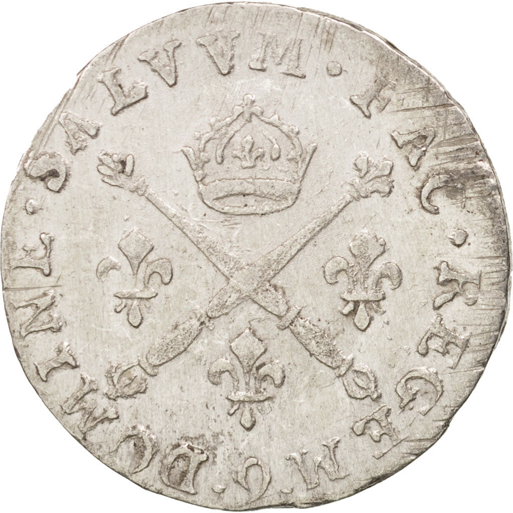 Münze, Frankreich, Louis XIV, 10 Sols aux insignes, 10 Sols-1/8 Ecu, 1706
