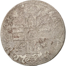 France, Louis XIV, Sol de 15 deniers ou quinzain, 1693, Paris, VF(30-35), KM:285