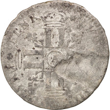 Frankreich, Louis XIV, Sol de 15 deniers, 1693, Paris, VF(30-35), KM:285.1