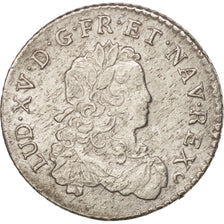 France, Louis XV, 1/3 Écu de France, 1721, Tours, EF(40-45), Silver, KM:457.7